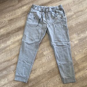 Balenciaga ‘paint splatter’ gray sweatpants